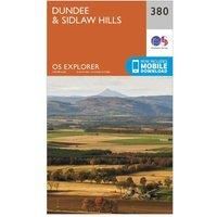 Ordnance Survey Explorer 380 Dundee & Sidlaw Hills Map With Digital Version, Orange