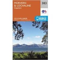 Ordnance Survey Explorer 383 Movern & Lochaline Map With Digital Version, Orange