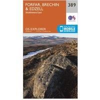 OS Explorer Map (389) Forfar, Brechin and Edzell (OS Explorer Paper Map)