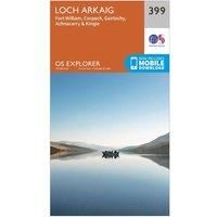 Loch Arkaig - Fort William and Corpach by Ordnance Survey (Sheet map, folded,...