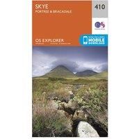 Ordnance Survey Explorer 410 Skye - Portree & Bracadale Map With Digital Version, Orange