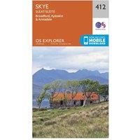 Ordnance Survey Explorer 412 Skye - Sleat Map With Digital Version, N/A