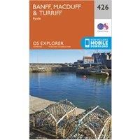 OS Explorer Map (426) Banff, Macduff and Turriff (OS Explorer Active Map)