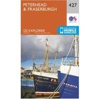 Ordnance Survey Explorer 427 Peterhead & Fraserburgh Map With Digital Version, Orange