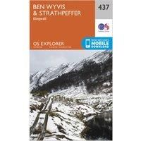 OS Explorer Map (437) Ben Wyvis and Strathpeffer (OS Explorer Paper Map)