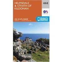 Ordnance Survey Explorer 444 Helmsdale & Strath of Kildonan Map With Digital Version, Orange