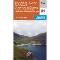 Ordnance Survey Explorer 457 South East Lewis Map With Digital Version, Orange