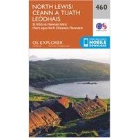 Ordnance Survey Explorer 460 North Lewis Map With Digital Version, Orange
