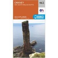 Ordnance Survey Explorer 462 Orkney Map With Digital Version, Orange