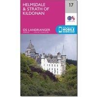 Ordnance Survey Landranger 17 Helmsdale & Strath of Kildonan Map With Digital Version, Silver