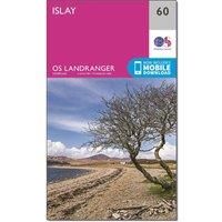 Ordnance Survey Landranger 60 Islay Map With Digital Version, Pink