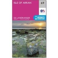 Ordnance Survey Landranger 69 Isle of Arran Map With Digital Version, Pink
