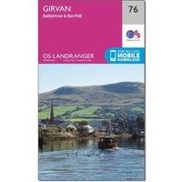 Landranger (76) Girvan, Ballantrae & Barrhill (OS Landranger Map)