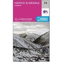 Ordnance Survey Landranger 79 Hawick & Eskdale, Langholm Map With Digital Version, Orange