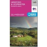 Landranger (149) Hereford & Leominster, Bromyard & Ledbury (OS Landranger Map)