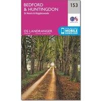 Landranger (153) Bedford, Huntingdon, St. Neots & Biggleswade (OS Landranger Map)