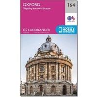 Ordnance Survey Landranger 164 Oxford, Chipping Norton & Bicester Map With Digital Version, Pink