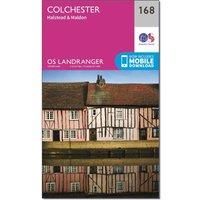 Ordnance Survey Landranger 168 Colchester, Halstead & Maldon Map With Digital Version, Pink/D