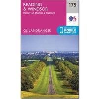 Ordnance Survey Landranger 175 Reading, Windsor, Henley-on-Thames & Bracknell Map With Digital Version, Pink/D