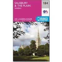 Landranger (184) Salisbury & The Plain, Amesbury (OS Landranger Map)