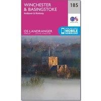 Ordnance Survey OS Landranger 185 Winchester & Basingstoke, Andover & Romsey Map, D/D
