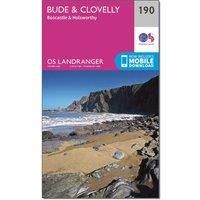 Bude & amp; Clovelly, Boscastle Holsworthy Ordnance Survey 9780319262887 # 190