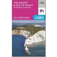 Landranger (196) The Solent & the Isle of Wight, Southampton & Portsmouth (OS Landranger Map)