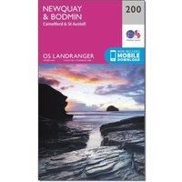 Landranger (200) Newquay, Bodmin, Camelford & St Austell (OS Landranger Map)