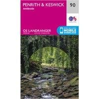 OS Landranger Map 90 Penrith & Keswick