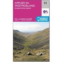 OS Landranger Map 91 Appleby-In-Westmorland