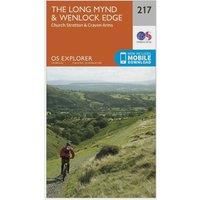 Ordnance Survey Explorer 217 The Long Mynd & Wenlock Edge Map With Digital Version, Orange