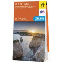 Isle of Wight Map | Cowes, Newport, Ryde, Sandown, Shanklin, Yarmouth & Ventnor | Ordnance Survey | OS Explorer Map OL29 | England | Walks | Hiking | Maps | Adventure
