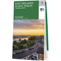 East Midlands & East Anglia (OS Road Map): OS Roadmap sheet 5