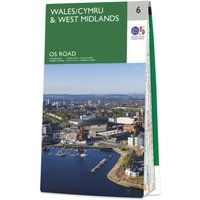Wales & West Midlands (OS Road Map): OS Roadmap sheet 6