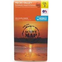 Ordnance Survey Explorer OL 3 Active D Meon Valley Map, Orange/D