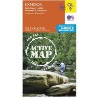 Exmoor Map | Weatherproof | Barnstaple, Lynton, Minehead & Dulverton | Ordnance Survey | OS Explorer Active Map OL9 | England | Walks | Hiking | Maps | Adventure (OS Explorer Map Active)