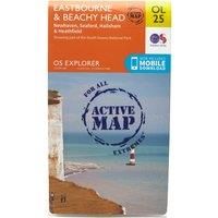Ordnance Survey Explorer Active OL 25 Eastbourne & Beachy Head Map, Orange