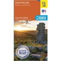 OS Explorer ACTIVE OL28 Dartmoor (OS Explorer Map)