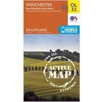 Ordnance Survey Explorer Active OL32 Winchester, New Alresford & East Meon Map, D/D