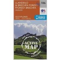 Llandeilo and Brechfa Forest by Ordnance Survey (Sheet map, 2015)