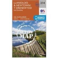 Llanidloes and Newtown - Y Drenewydd by Ordnance Survey ( 2015) LAMINATED