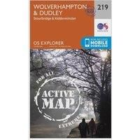 Explorer Active 219 Wolverhampton & Dudley Map With Digital Version, Orange