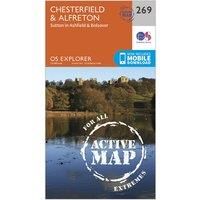 Chesterfield & Alfreton Map | Weatherproof | Sutton in Ashfield & Bolsover | Ordnance Survey | OS Explorer Active Map 269 | England | Walks | Hiking | Maps | Adventure