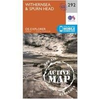 Ordnance Survey Explorer Active 292 Withernsea & Spurn Head Map With Digital Version