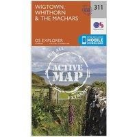 Ordnance Survey Explorer Active 311 Wigtown, Whithorn & The Machars Map With Digital Version, Orange