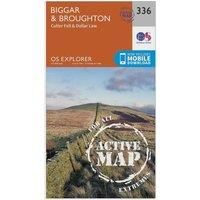 Ordnance Survey Explorer Active 336 Biggar & Broughton Map With Digital Version, Orange