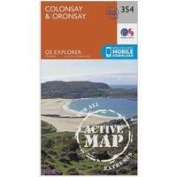 Colonsay & Oronsay Map | Weatherproof | Kiloran | Ordnance Survey | OS Explorer Active Map 354 | Scotland | Walks | Hiking | Maps | Adventure
