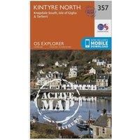 OS Explorer Map Active (357) Kintyre North (OS Explorer Active Map)