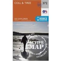 OS Explorer Map Active (372) Coll and Tiree (OS Explorer Active Map)