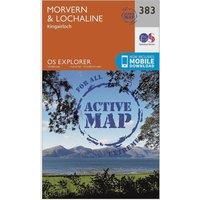 Ordnance Survey Explorer Active 383 Morvern & Lochaline Map With Digital Version, Orange